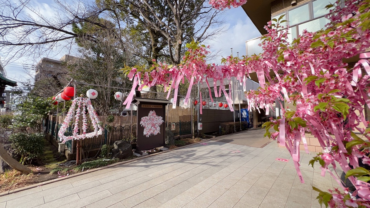 以櫻花為主題!供奉櫻花女神、古櫻樹還有三月櫻花季限定御朱印與粉色蕾絲御守|東京世田谷區的櫻神宮(桜神宮) @。CJ夫人。 以櫻花為主題!供奉櫻花女神、古櫻樹還有三月櫻花季限定御朱印與粉色蕾絲御守|東京世田谷區的櫻神宮(桜神宮) @。CJ夫人。