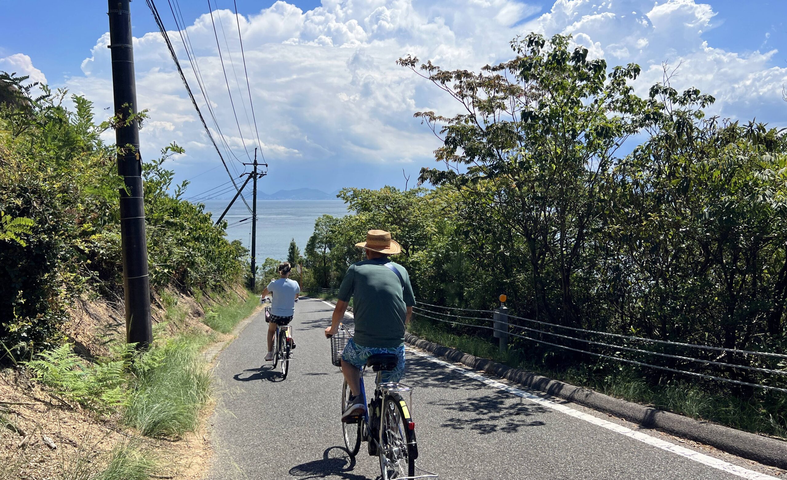 每個瀨戶內海旅人都忘不了的直島環島公路與坡道：OUGIYA 電動單車租借 × 直島環島公路視角全攻略 @。CJ夫人。