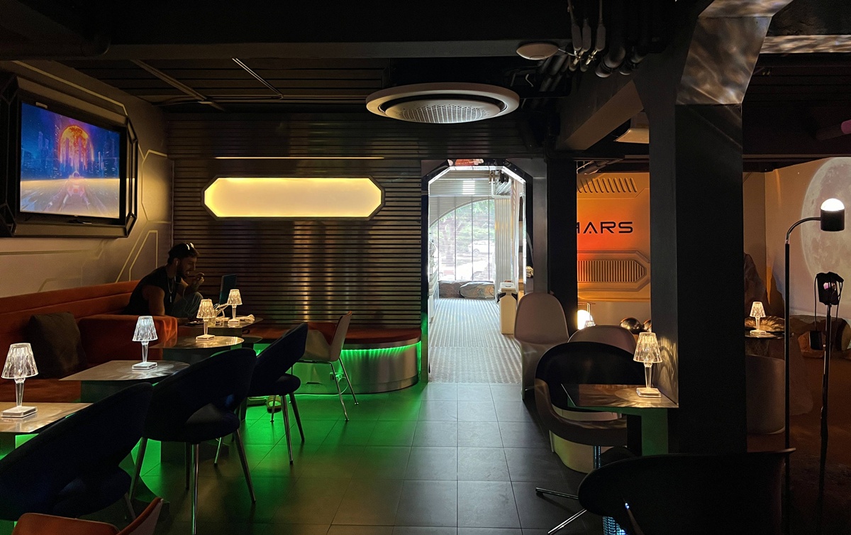 當咖啡成為探索宇宙的星火燎原！一起登上月球、前進火星、飛向銀河的太空實驗場吧｜泰國清邁數位游牧/網美咖啡推薦 MARS.cnx @。CJ夫人。