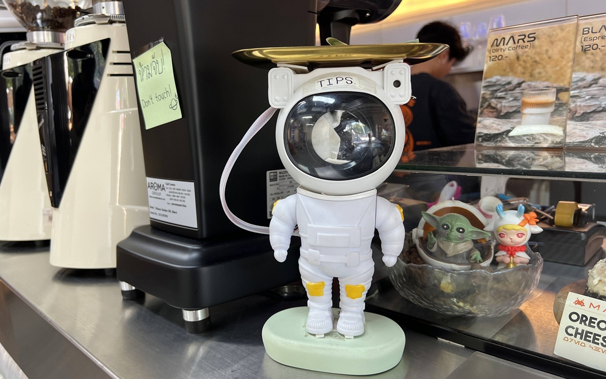 當咖啡成為探索宇宙的星火燎原！一起登上月球、前進火星、飛向銀河的太空實驗場吧｜泰國清邁數位游牧/網美咖啡推薦 MARS.cnx @。CJ夫人。