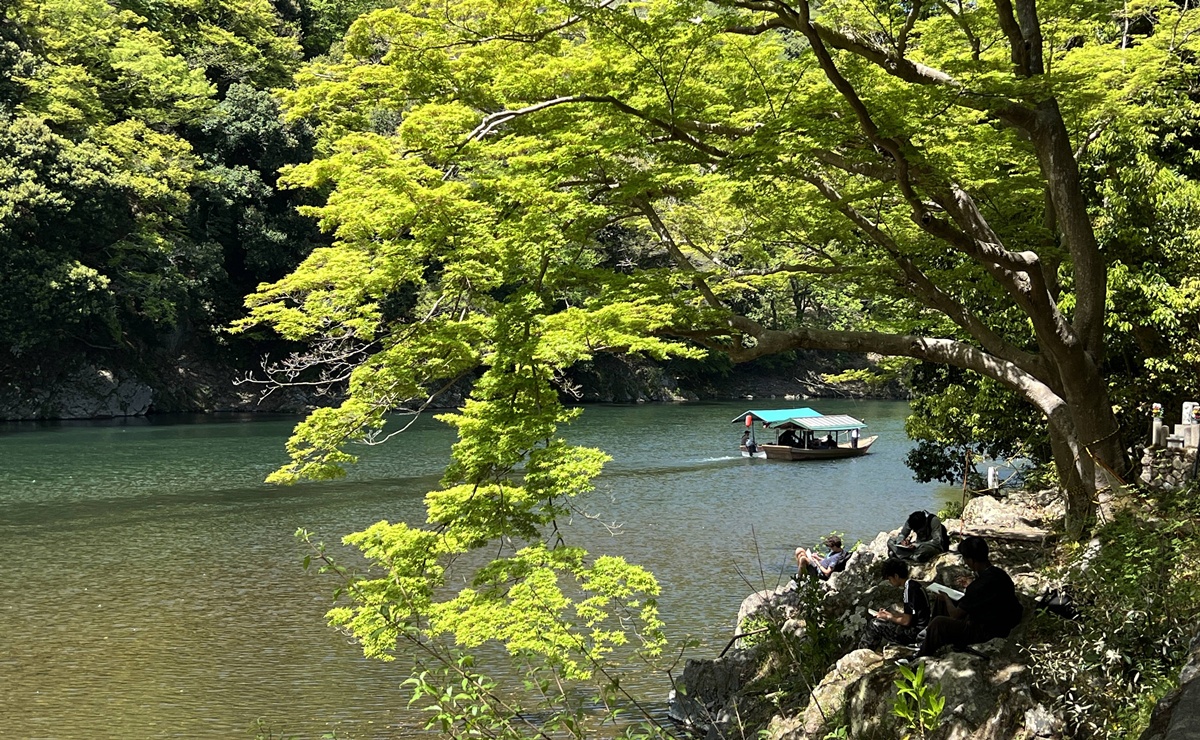 嵐山清晨的鄉土感：木窗、榻榻米與麵包香！古民家裡的東京式烘焙 X 歐式輕食晨光｜京都嵐山 Bread, Espresso & 嵐山庭園 @。CJ夫人。