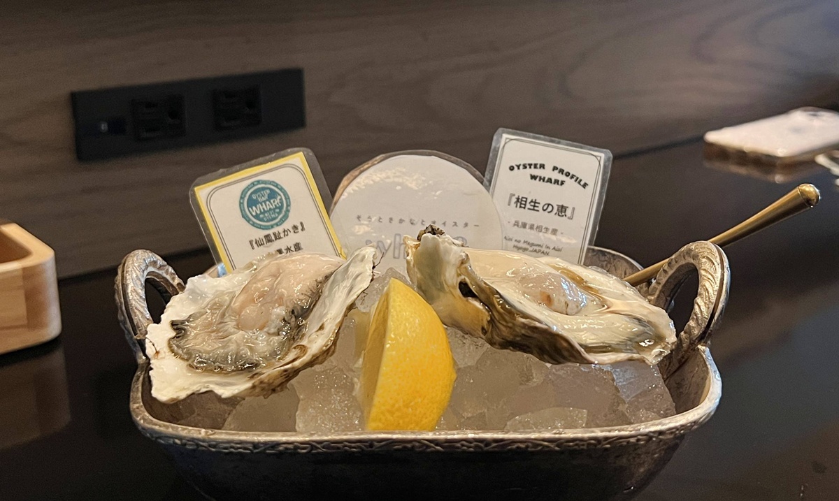 這不只是一顆生蠔，而是一段季節的日本海｜東京高輪LUFTBAUM Wharf生蠔吧 生蠔御膳商業午餐 @。CJ夫人。