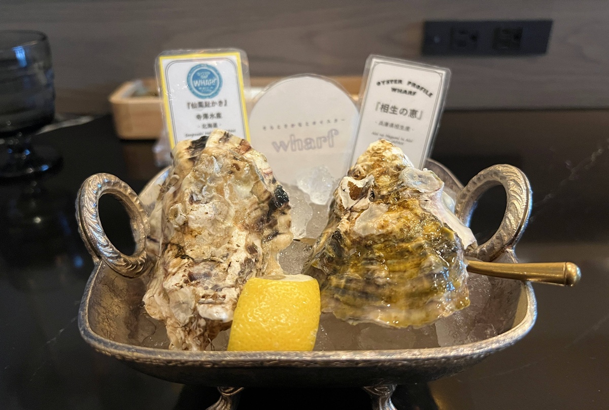 這不只是一顆生蠔，而是一段季節的日本海｜東京高輪LUFTBAUM Wharf生蠔吧 生蠔御膳商業午餐 @。CJ夫人。