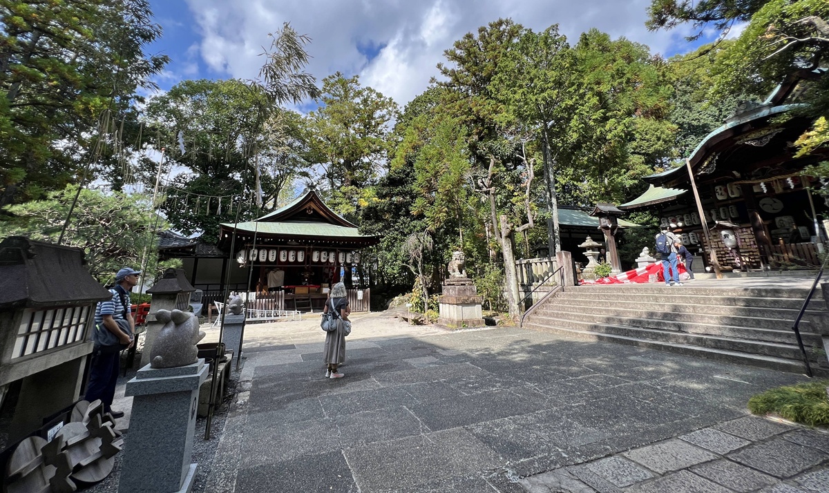 京都東山最可愛神社！被石兔使者包圍的祈福聖地，戀愛、懷孕、家庭幸福一次祈願｜京都東天王岡崎神社 @。CJ夫人。