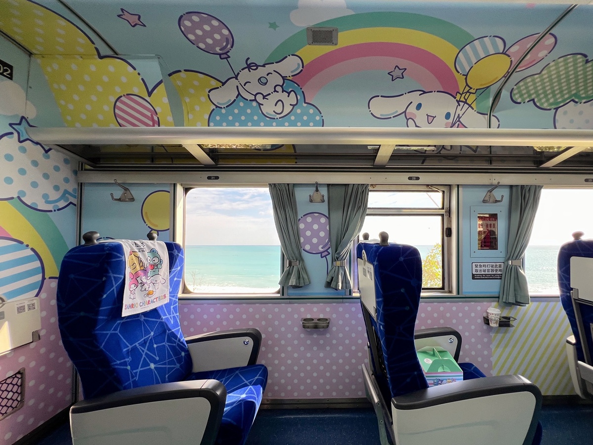 一天完成台灣環島旅行，一輛不用趕行程也能盡興的火車旅行！2026三麗鷗萌旅號搭乘心得，易遊網環島之星觀光列車體驗解析 @。CJ夫人。