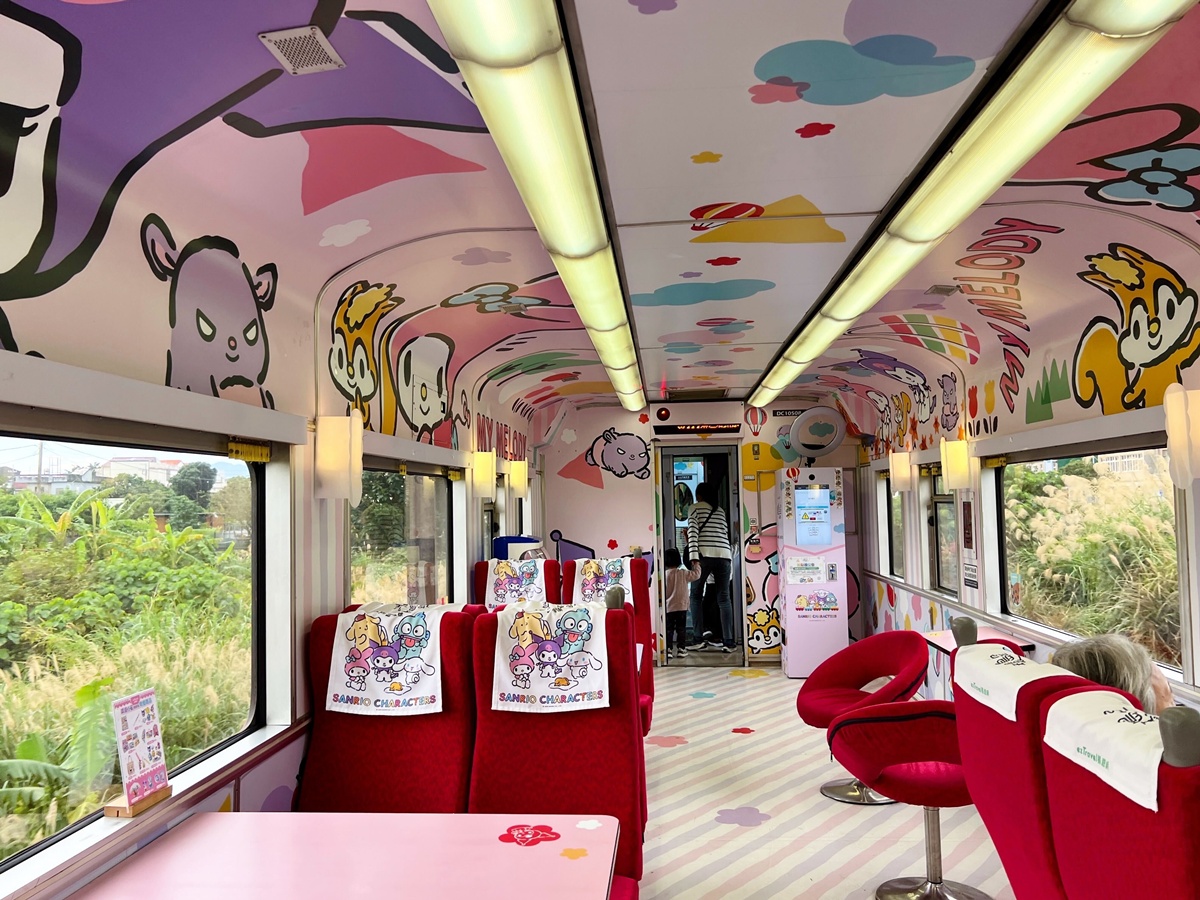 一天完成台灣環島旅行，一輛不用趕行程也能盡興的火車旅行！2026三麗鷗萌旅號搭乘心得，易遊網環島之星觀光列車體驗解析 @。CJ夫人。