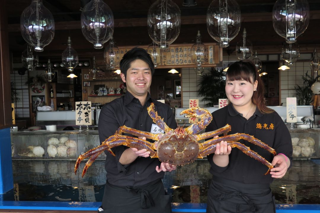 別怕大口吃海膽！前進北海道函館朝市享受奢華海膽新吃法 &#8211; 海光房 @。CJ夫人。
