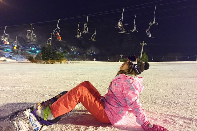 規畫一趟自助滑雪行程應該注意的事－上下纜車先在家裡練習篇 @。CJ夫人。
